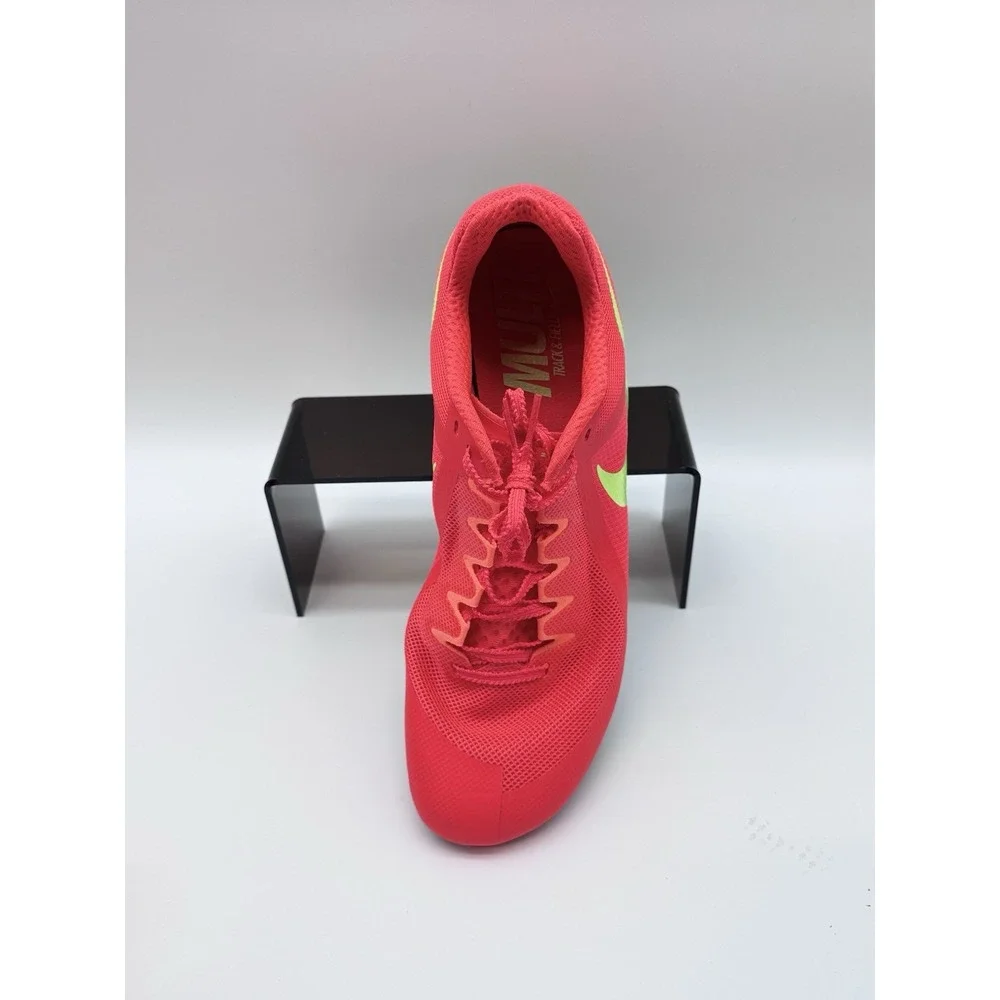 Size‎ 12M- Nike Zoom Rival Multi Sprint Track&Field, Bright Crimson/lime Green
